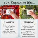 Kit 4 Organizador De Geladeira 2l Acrílico Frutas E Verduras